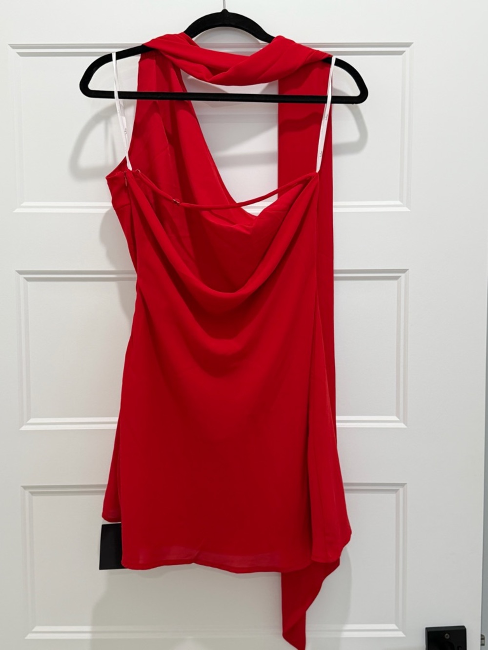 Lulu's Red One-Shoulder Mini Dress - Picture 2 of 5